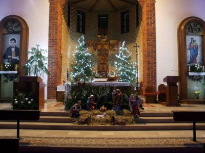 Świąteczny wystrój naszego kościoła - Boże Narodzenie 2020
